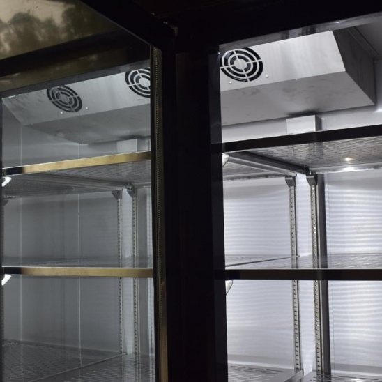 ปรับแต่งเอง 3 ประตู stainless เหล็กอาหารรักษาแสดงห้องครัวอเ้าตู้เย็นไว้ 
