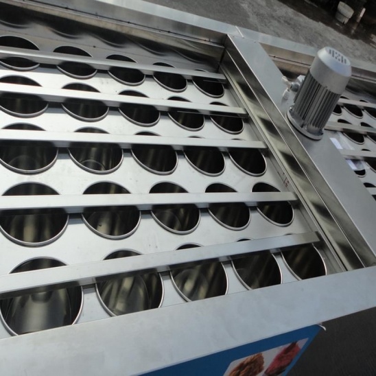 ประเทศจีน stainless เหล็กเล่นโฆษณา cylindrical น้ำแข็งเครื่องแช่แข็ง 