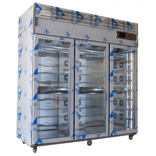 สามกระจกประตู 304 stainless เหล็กลิ่นห่านการแสดงเย็ 