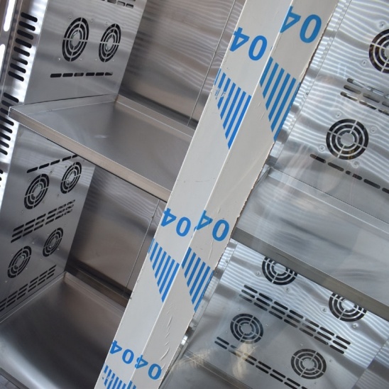 สามกระจกประตู 304 stainless เหล็กลิ่นห่านการแสดงเย็ 