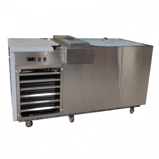 ปรับแต่งเองเล็กน้อ stainless เหล็กกล้าเนื้อความโปร่งแสงน้ำแข็งบล็อคการทำเครื่อง 