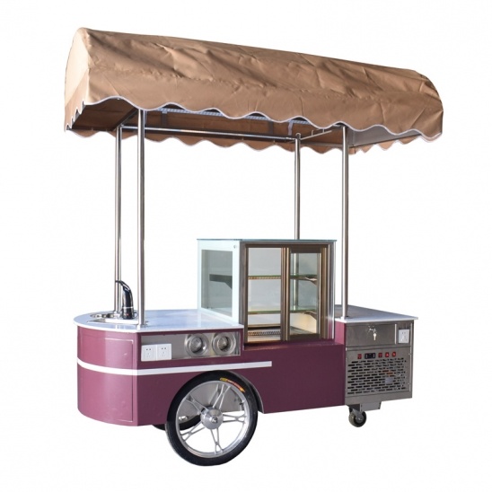 กำหนดเองเคลื่อนที่ของหวาน vending ถเข็น 
