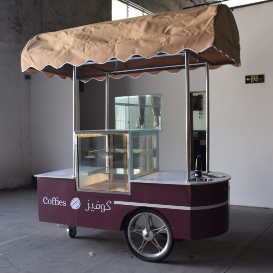 กำหนดเองเคลื่อนที่ของหวาน vending ถเข็น 